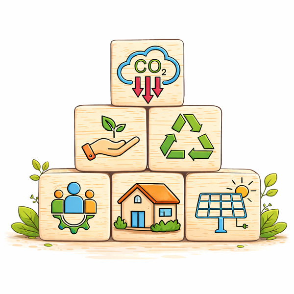 Nachhaltigkeit hat viele Aspekte: Workshops von stolp+friends geben Orientierung und machen das Thema greifbarer.